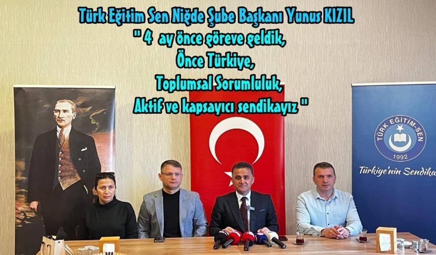 Niğde Türk Eğitim-Sen’den Basınla Güçlü İletişim Vurgusu