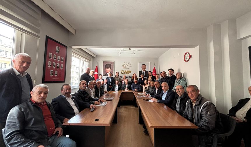 CHP Niğde İl Yönetimi ve Bütün İlçe Başkanlarından Özgür Özel'e Destek