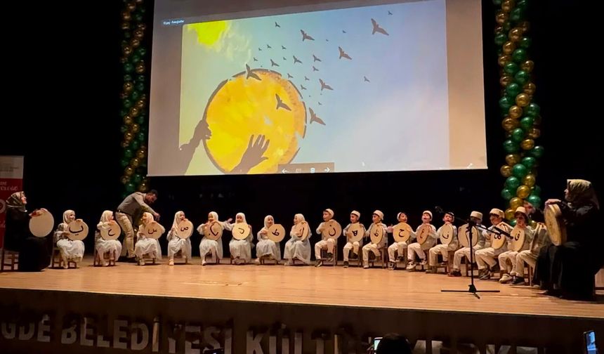 Niğde’de 4-6 Yaş Kur’an Kursları Yıl Sonu Programı Düzenlendi