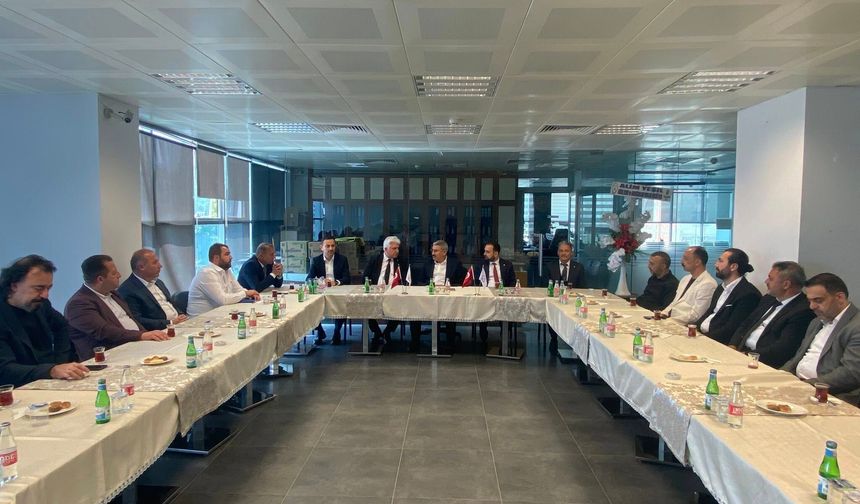 NESOB Başkanı Alim Yeşil’e Ak Parti’den Hayırlı Olsun Ziyareti