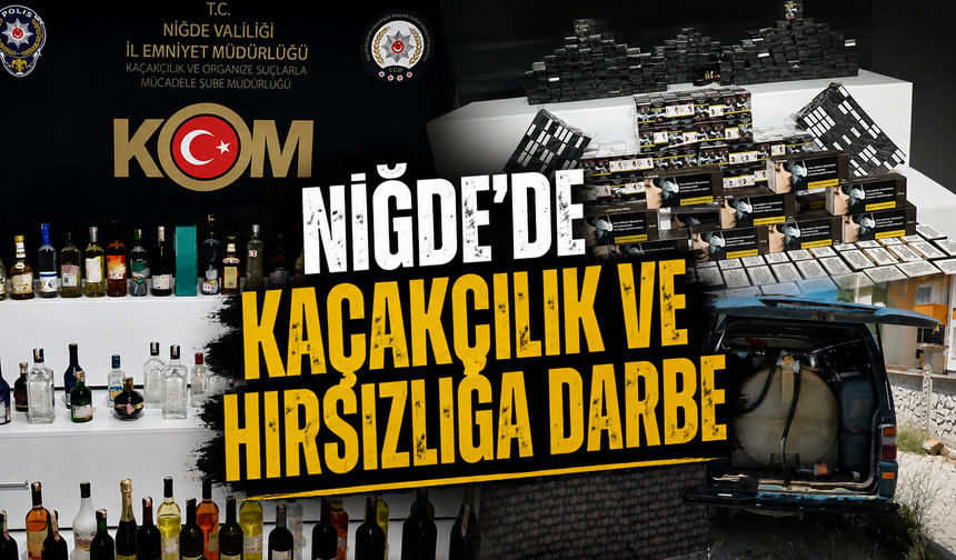 Niğde Emniyetinin Suç ve Suçlulara Karşı Mücadele Sürüyor