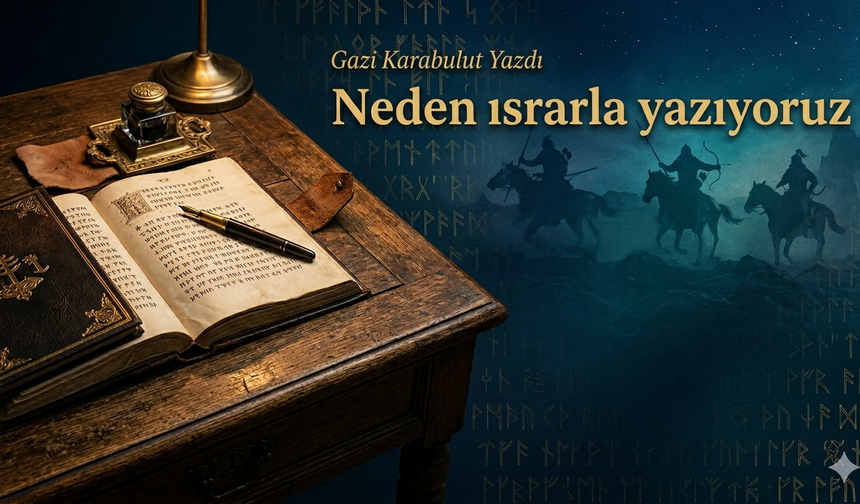 Neden ısrarla yazıyoruz ve "kavram inşası" diyoruz?