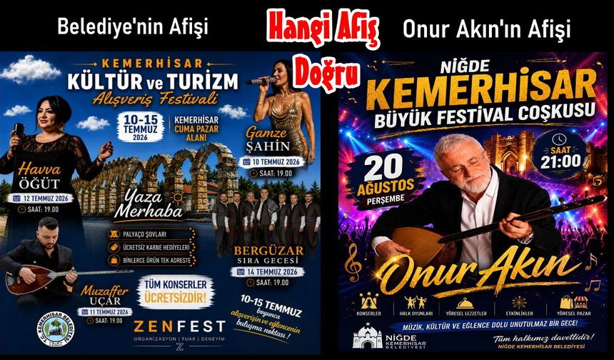 Kemerhisar Kültür ve Turizm Alışveriş Festivali Başlıyor
