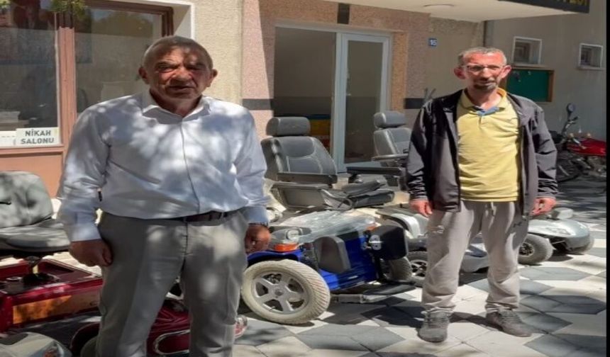 Bahçeli'de Engelli Bireylere Akülü Araç Desteği,