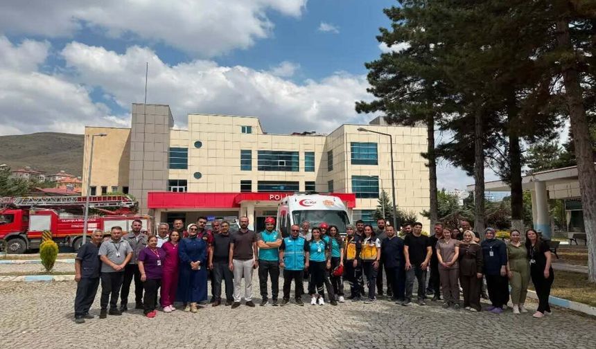 Ulukışla Devlet Hastanesi’nde HAP Tatbikatı Gerçeğini Aratmadı