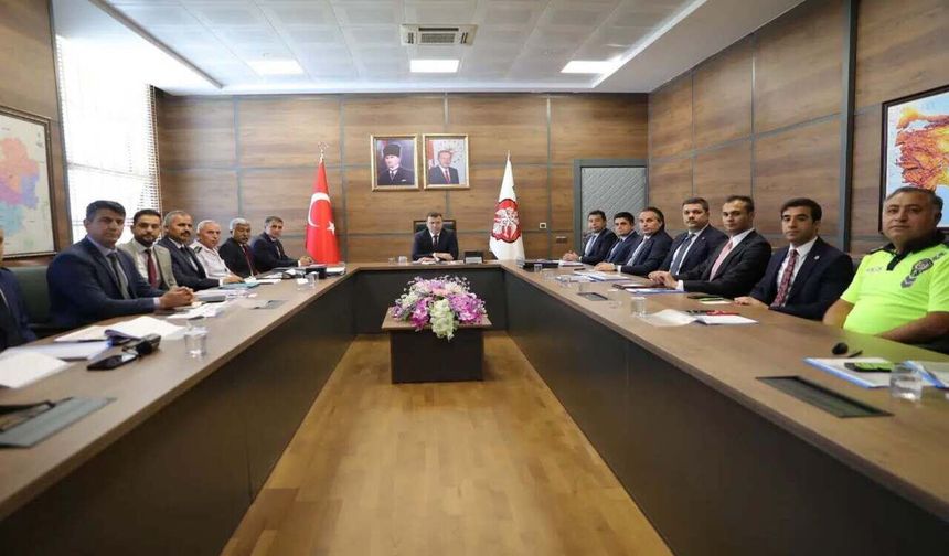 Güvenlik Ve Asayiş Toplantısı Yapıldı