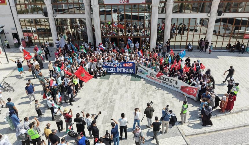 Filistin Konvoyu Niğde’de Karşılandı