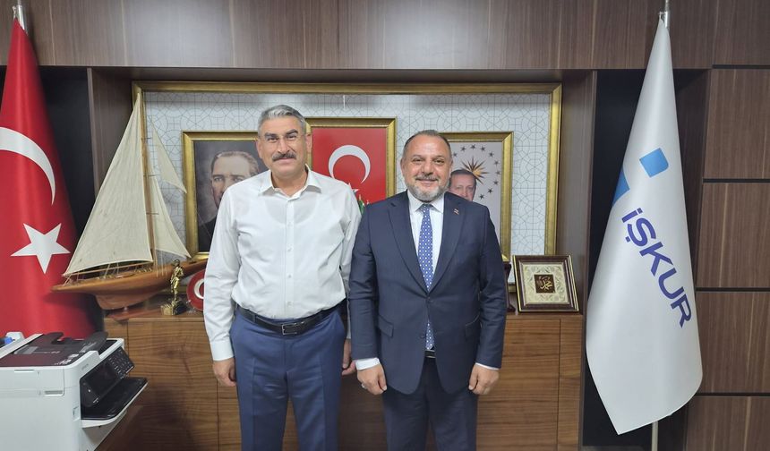 Uzkurt’tan İŞKUR İl Müdürü Uykun’a Hayırlı Olsun Ziyareti