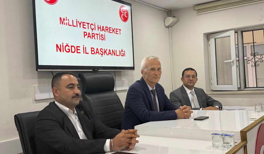 MHP Niğde Teşkilatında Genişletilmiş İl Toplantısı