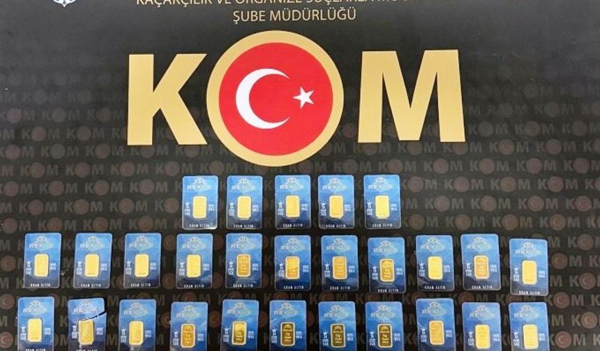 Çiftlik ilçesinde sahte altın operasyonu