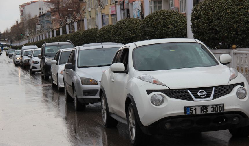 Niğde’de Trafiğe Kayıtlı Araç Sayısı 157 Bin 780’e ulaştı