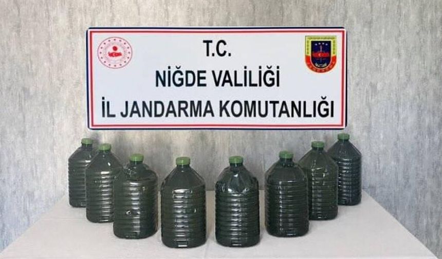 Bor’da Kaçak İçki Operasyonu