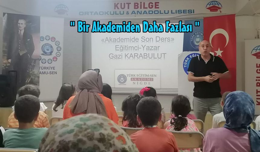Bir Akademiden Daha Fazlası