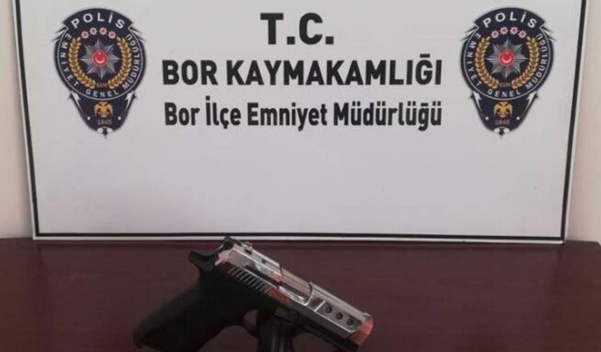 Bor’da silah operasyonu: 2 şüpheli tutuklandı