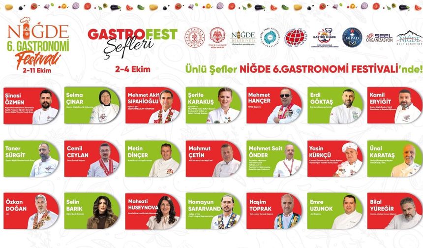 6. Gastronomi Festivali İçin Geri Sayıma girildi