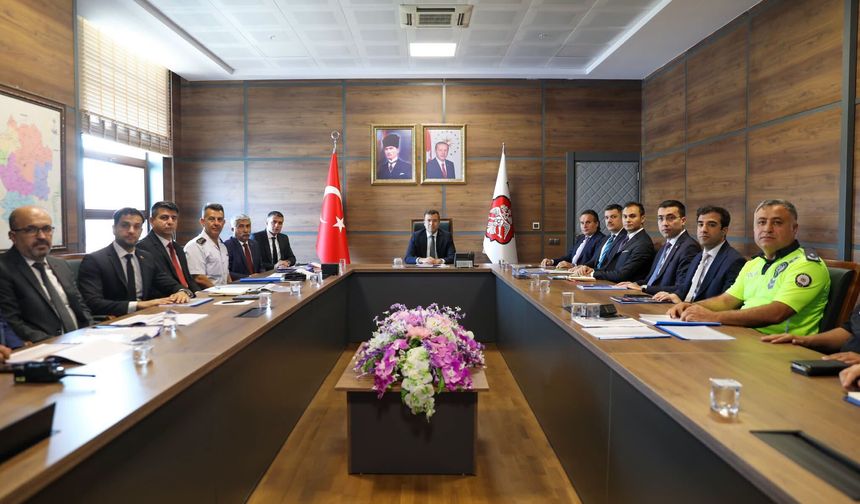 Niğde’de Güvenlik ve Asayiş Masaya Yatırıldı
