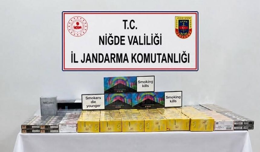 300 Paket Bandrolsüz Kaçak Sigara Ele Geçirildi