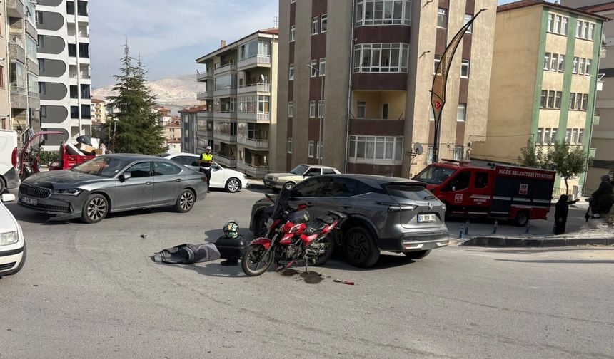Niğde’de Motosiklet Kazası: 1 Yaralı