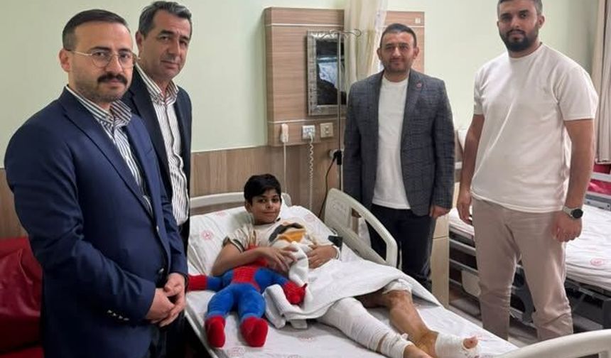 Yeni Parti İl Başkanı Adem’den Gazze’li Muhsin’e Ziyaret