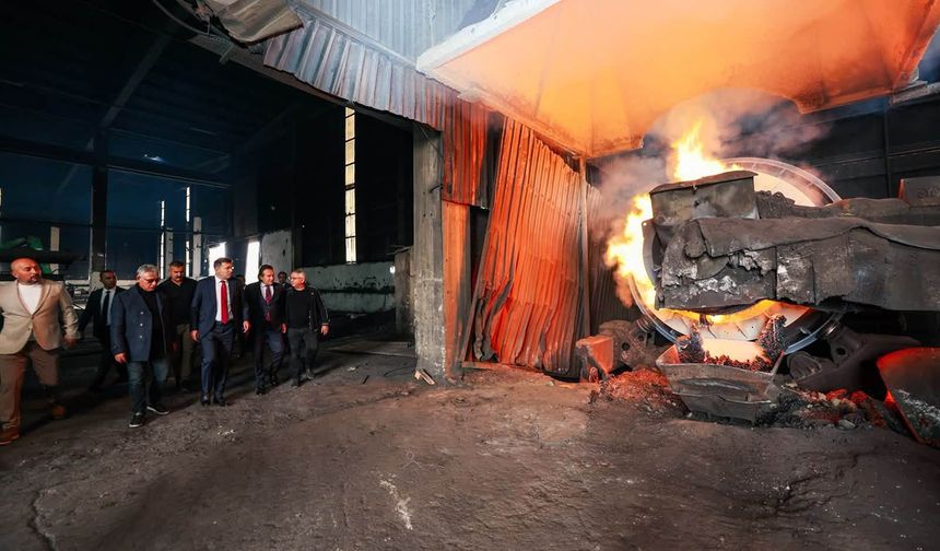 Vali Akmeşe, Bor’daki Üretim Tesislerini Ziyaret Etti