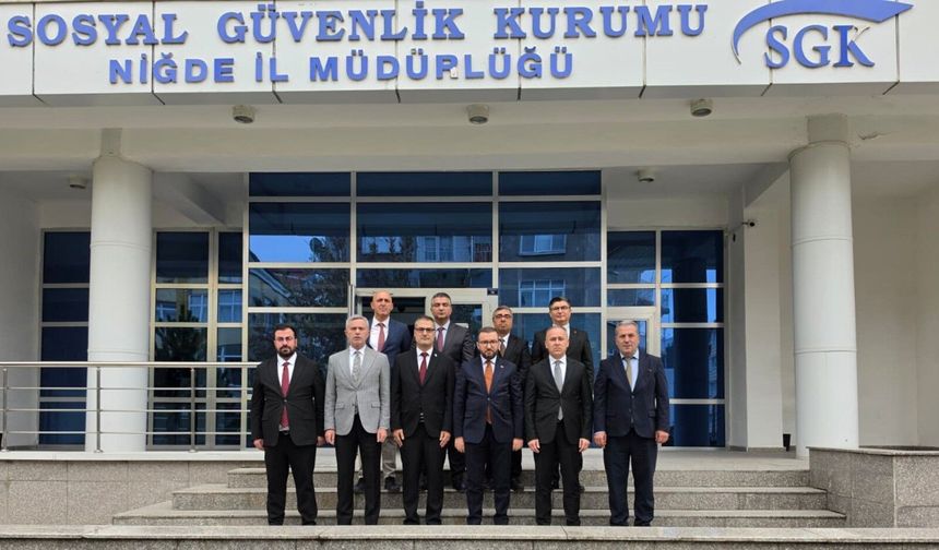 Sosyal Güvenlik Kurumu (SGK) Başkanı Yunus Elitaş Niğde'de