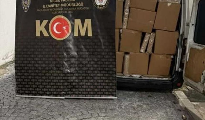 Niğde’de 6 Milyon TL Değerinde Kaçak Makaron Ele Geçirildi